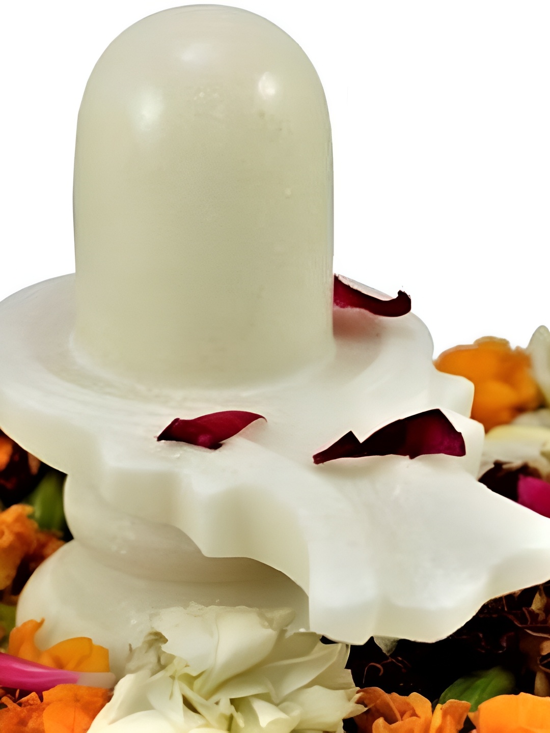 

Navyaksh White Marble Shivling Showpiece