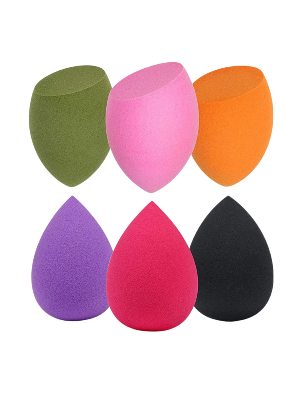 

Veoni BELLE Set Of 6 Super Soft Makeup Beauty Blender Sponge, Pink