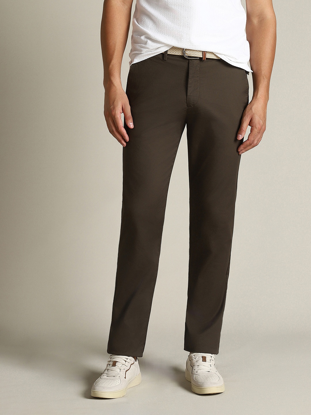

Dockers Men Mid Rise Slim Fit Trousers, Green