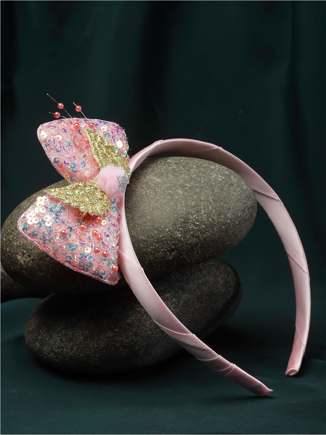 

Stoln Girls Embellished Hairband, Pink