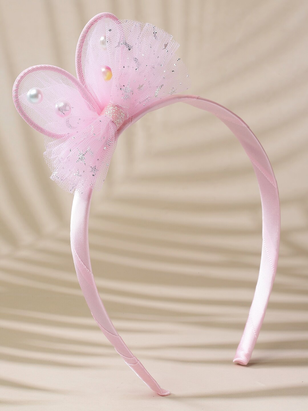 

Stoln Girls Bow Shaped Embellished Hairband, Pink