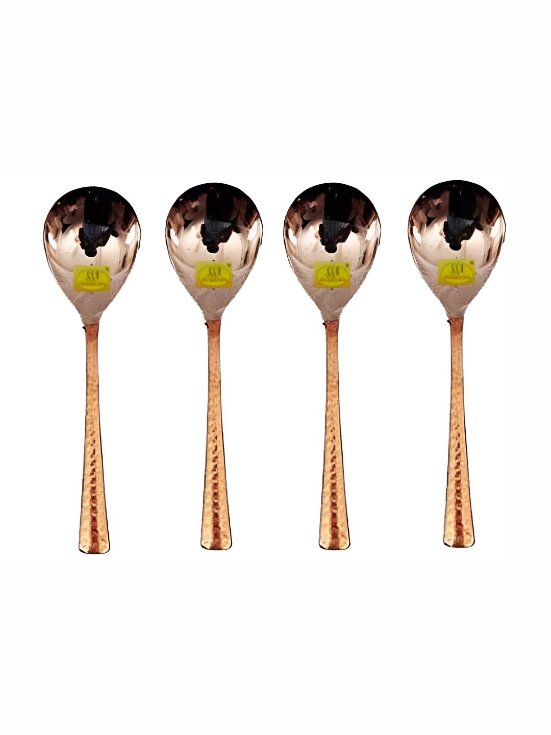 

Shivshakti Arts 4 Pieces Brown Copper Serving Spoon