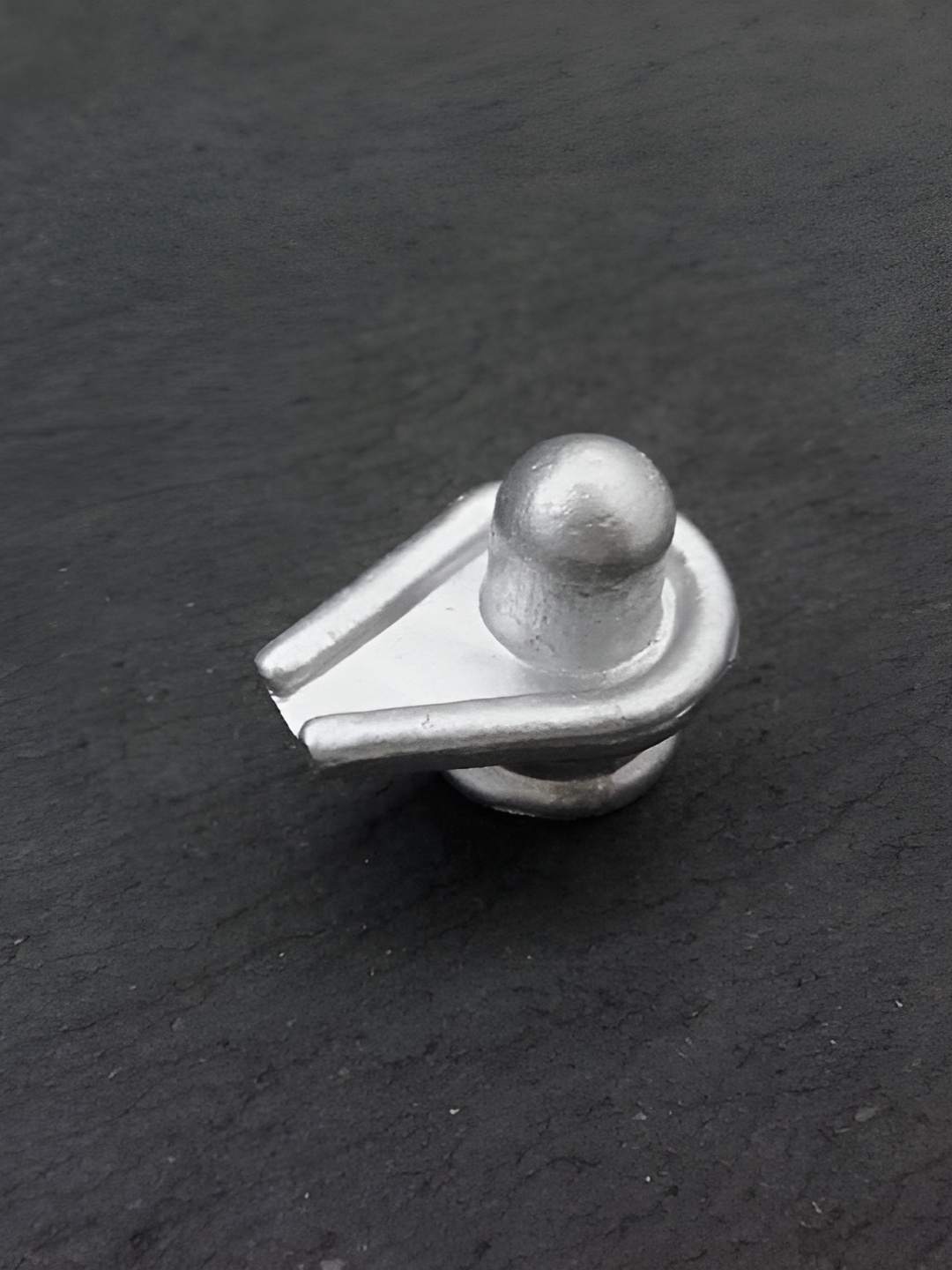 

Navyaksh Grey Shivaling Religious Idol Showpiece