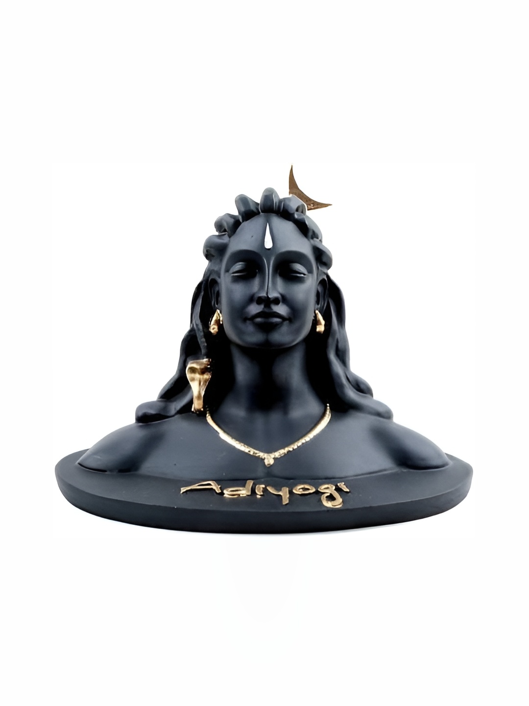 

Navyaksh Black & White Religious Small Yogi Showpiece