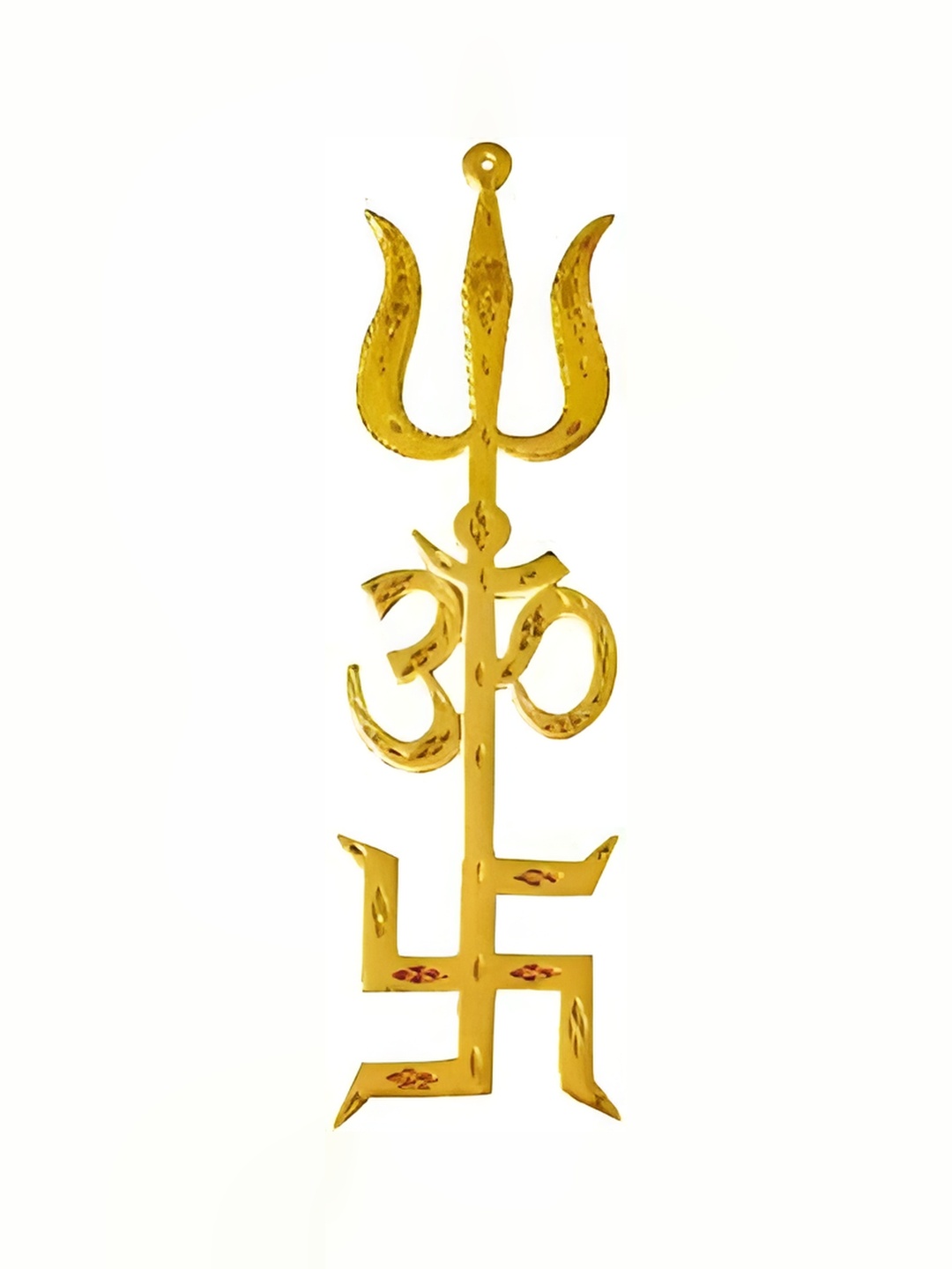 

Navyaksh Gold-Toned Brass Religious Showpiece
