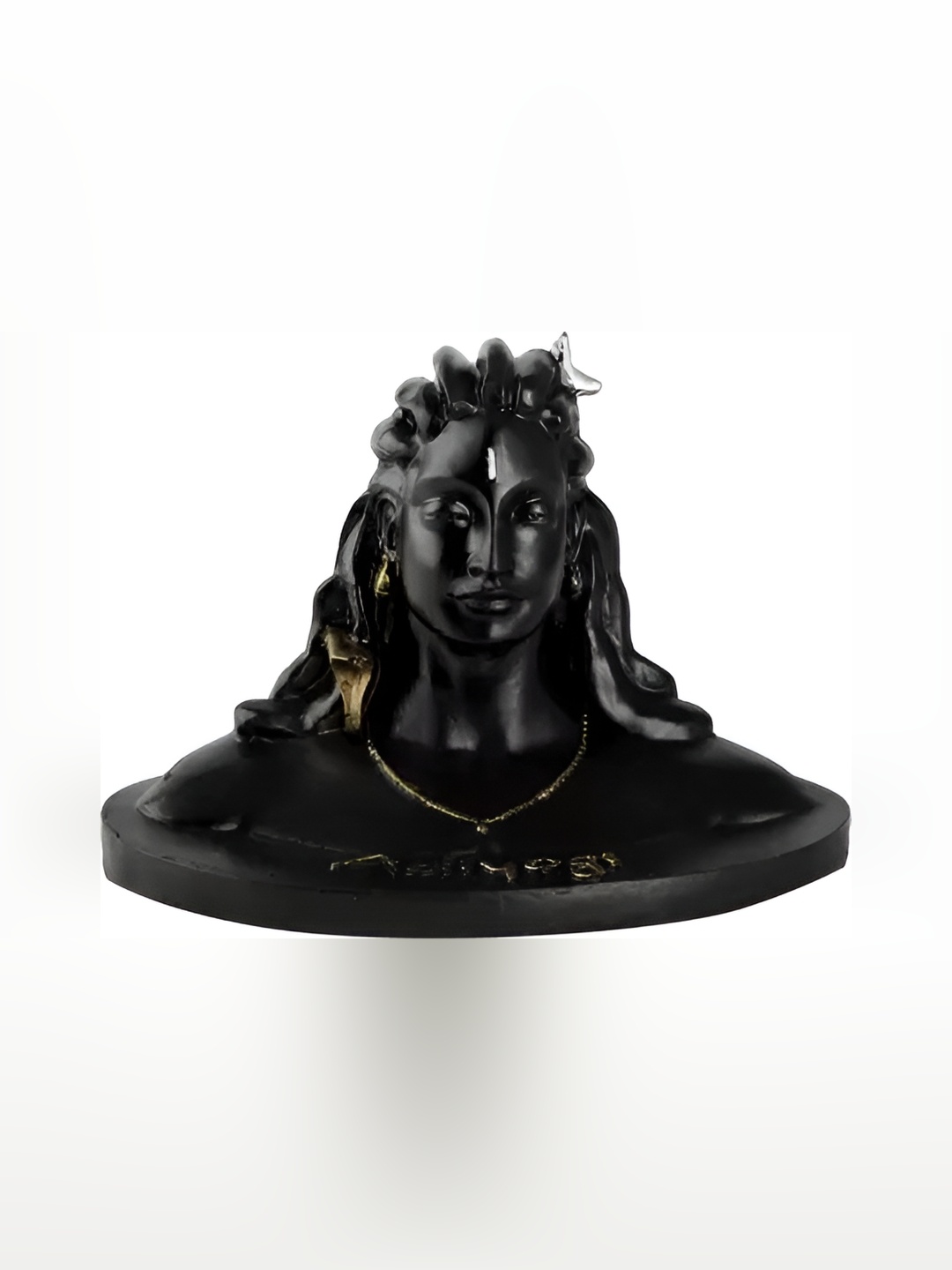 

Navyaksh Black & Gold Toned Religious Idol Showpiece