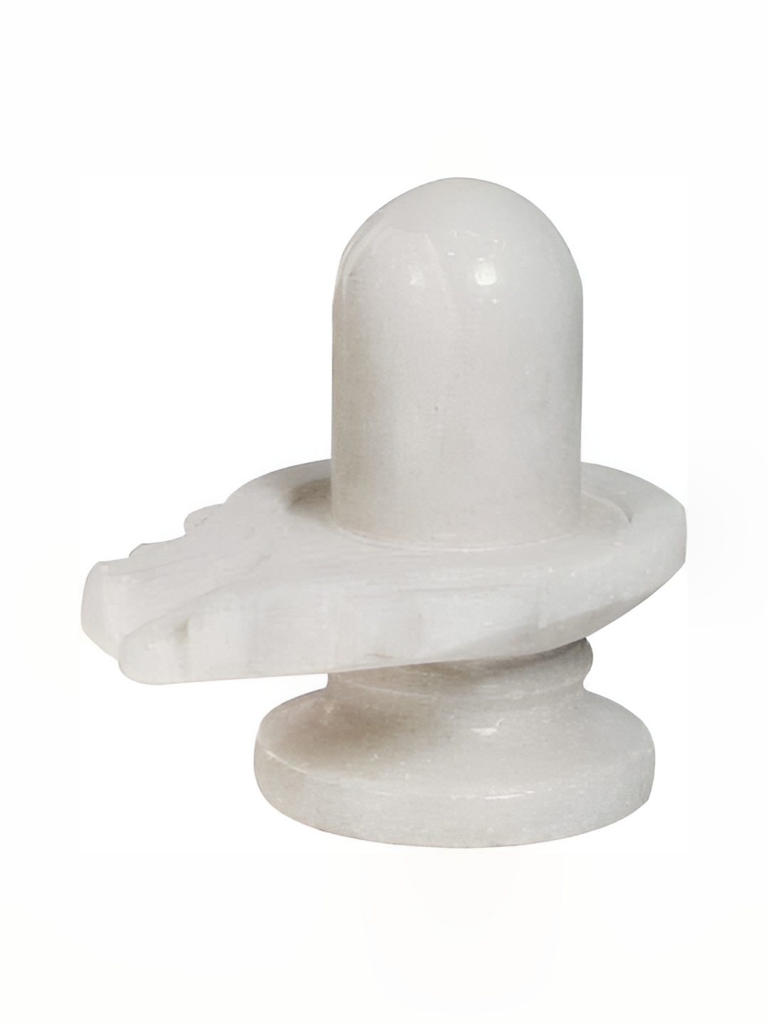

Navyaksh White Marble Shivling Decorative Showpiece