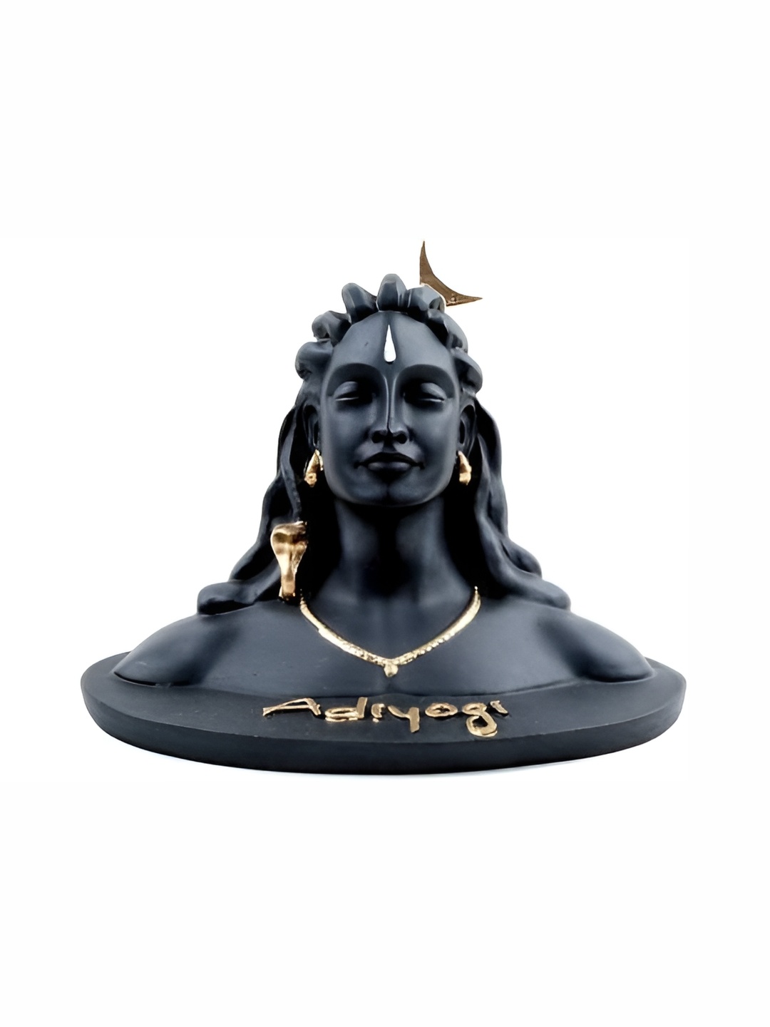 

Navyaksh Black & Gold Toned Religious Idol Small Showpiece