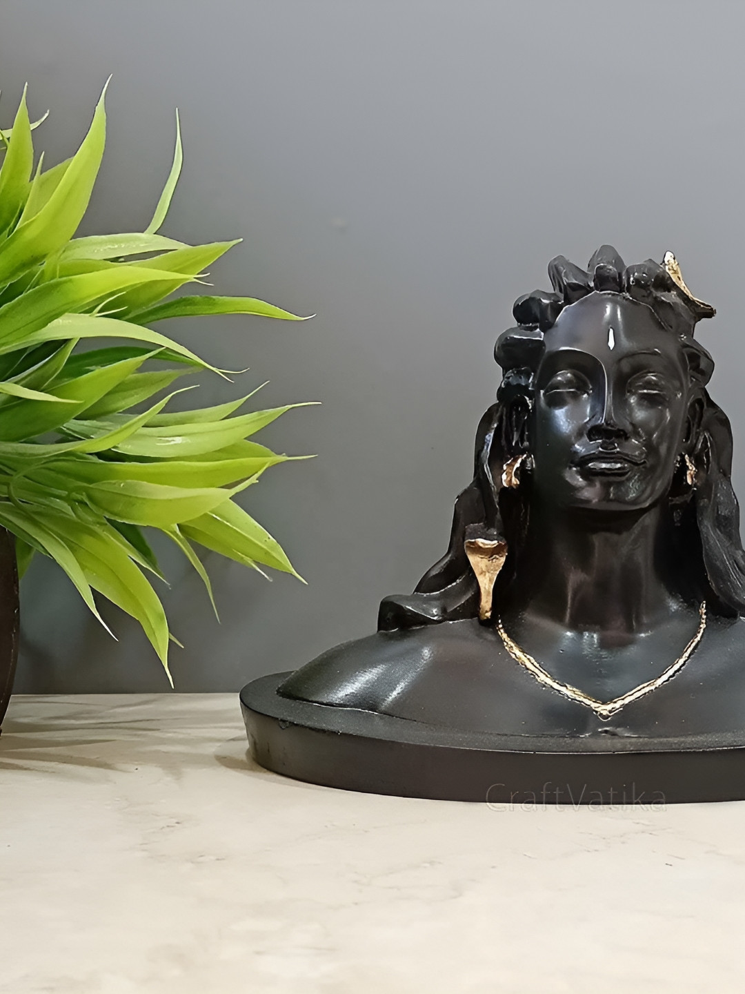 

Navyaksh Black Adi Yogi Showpiece
