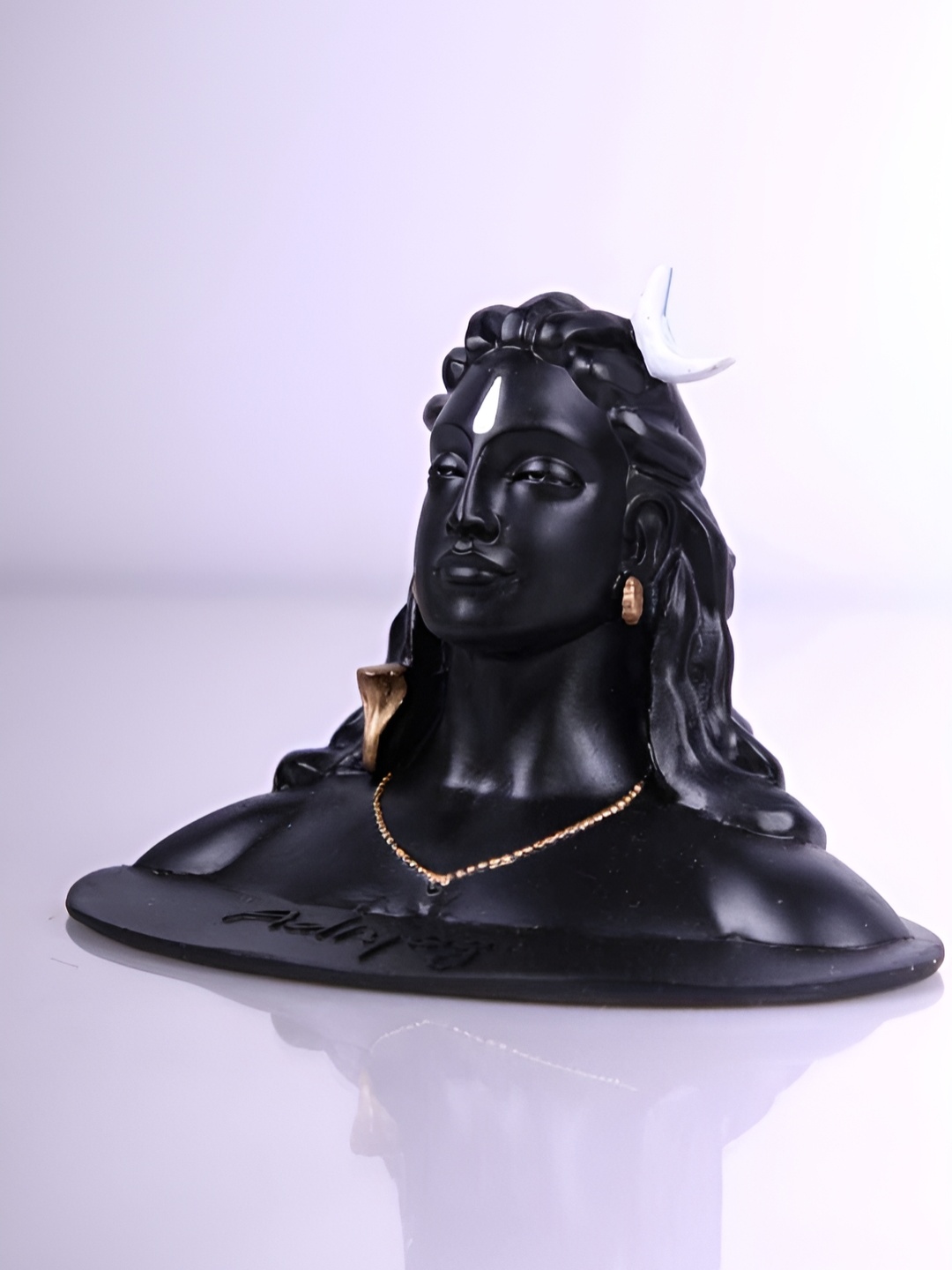 

Navyaksh Black Yogi Religious Showpiece