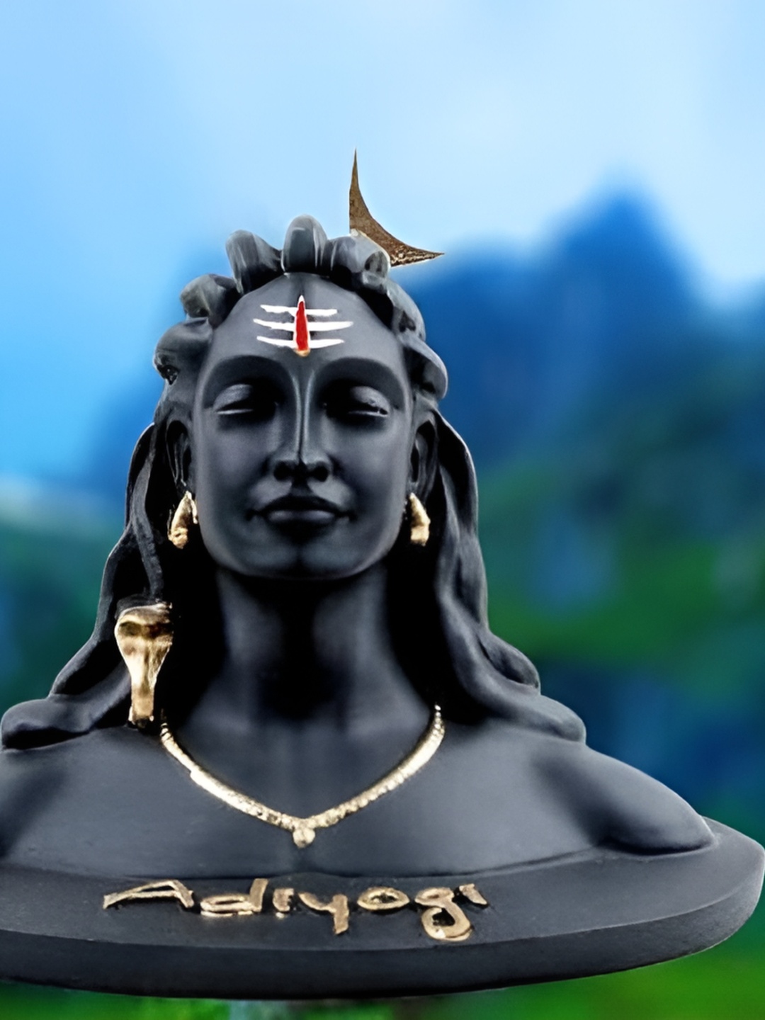 

Navyaksh Black Religious Showpiece