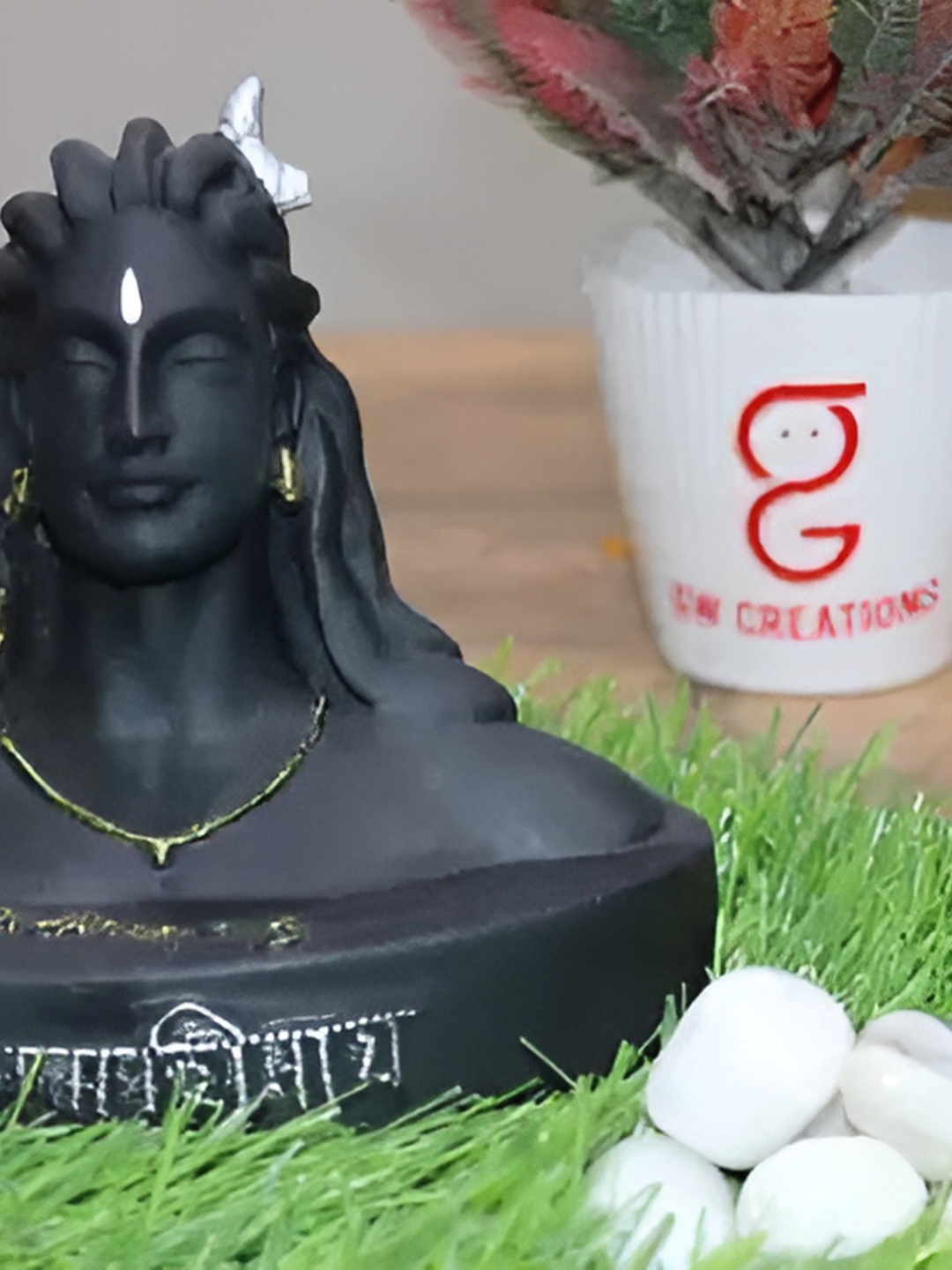 

Navyaksh Black Religious Idol Showpiece