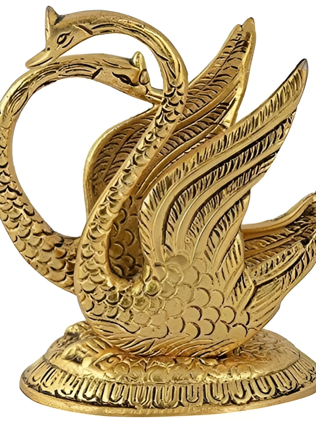 

Navyaksh Gold-Toned Swan Duck Showpiece