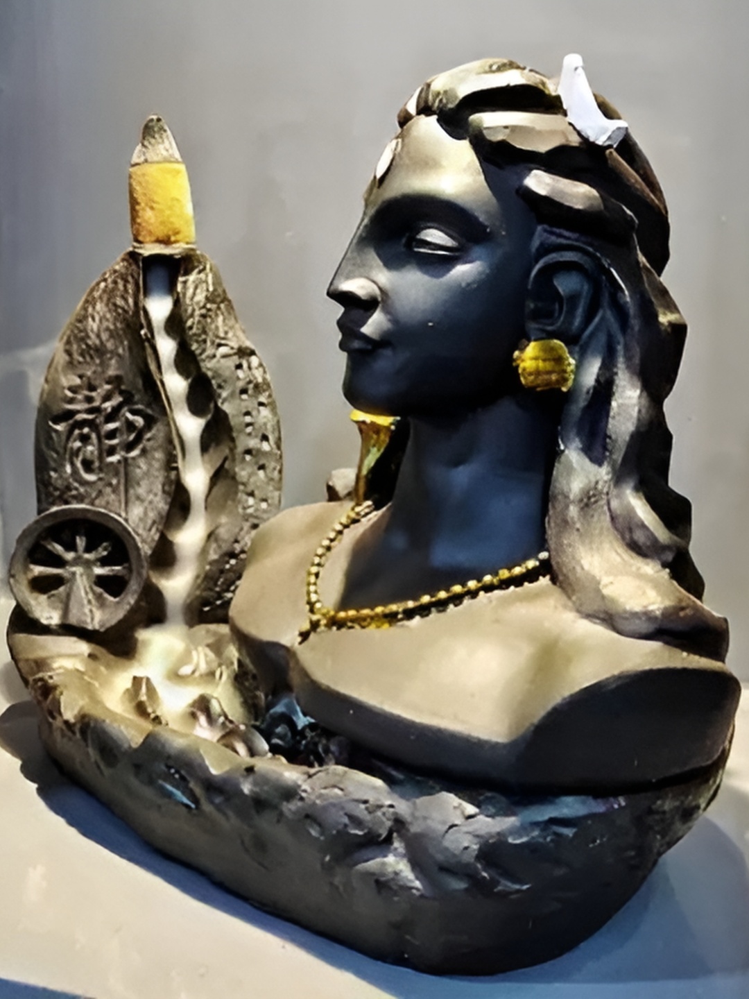 

Navyaksh Black Religious Idol Showpiece