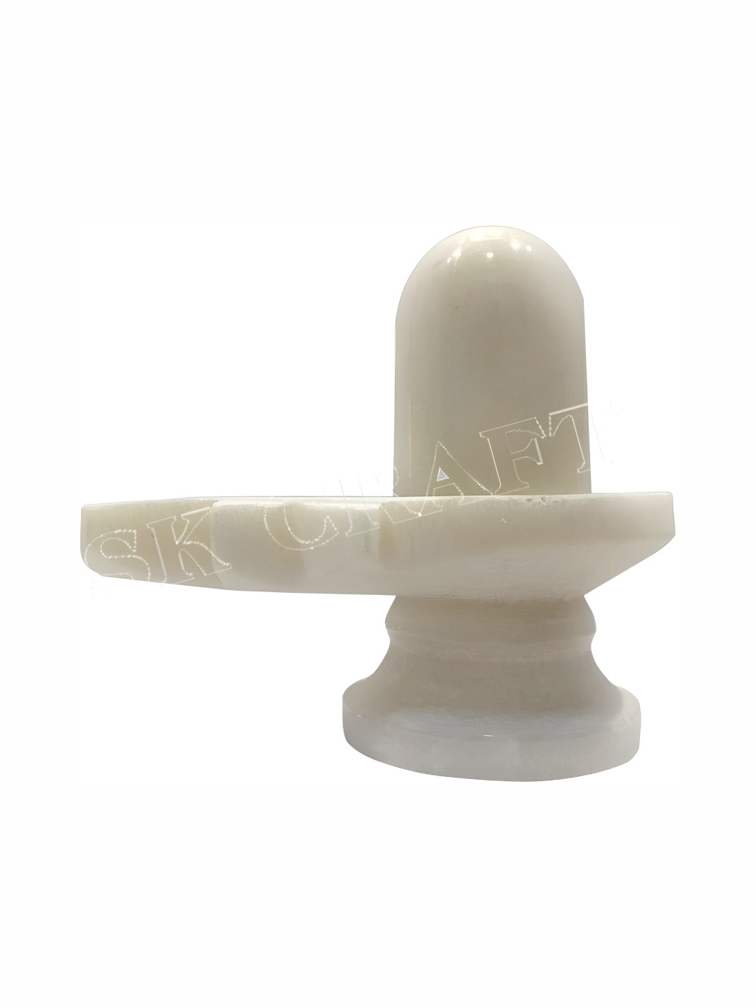 

Navyaksh White Religious Marble Showpiece