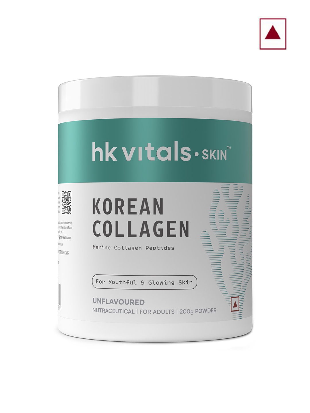 

HK VITALS Pure Korean Skin Collagen Marine Collagen Powder - 200g, White