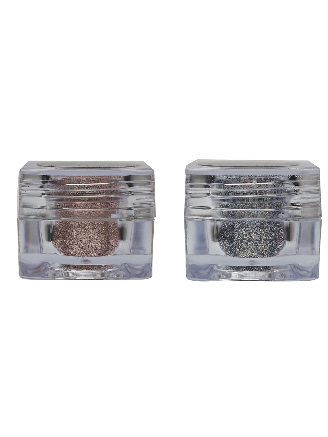 

Veoni BELLE Set of 2 HD Holographic Glitter Eyeshadow 5 g each - Shade 17 & 14, Rose