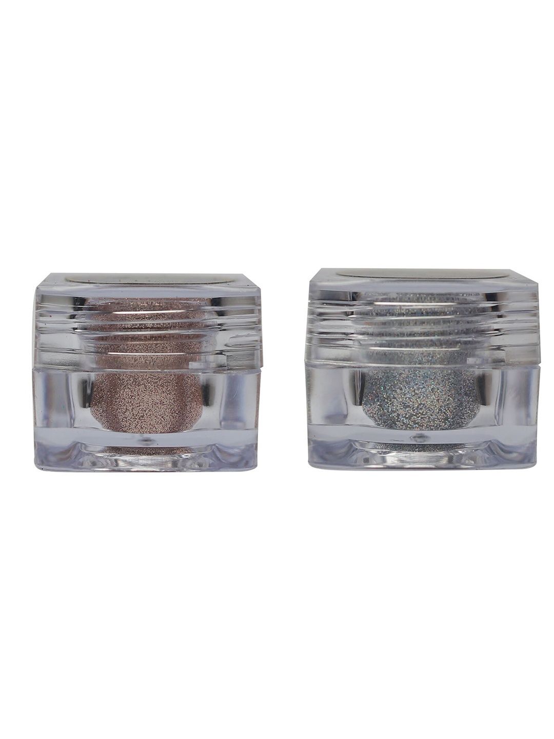 

Veoni BELLE Set of 2 HD Holographic Glitter Eyeshadow 5 g each - Shade 17 & 18, Rose gold