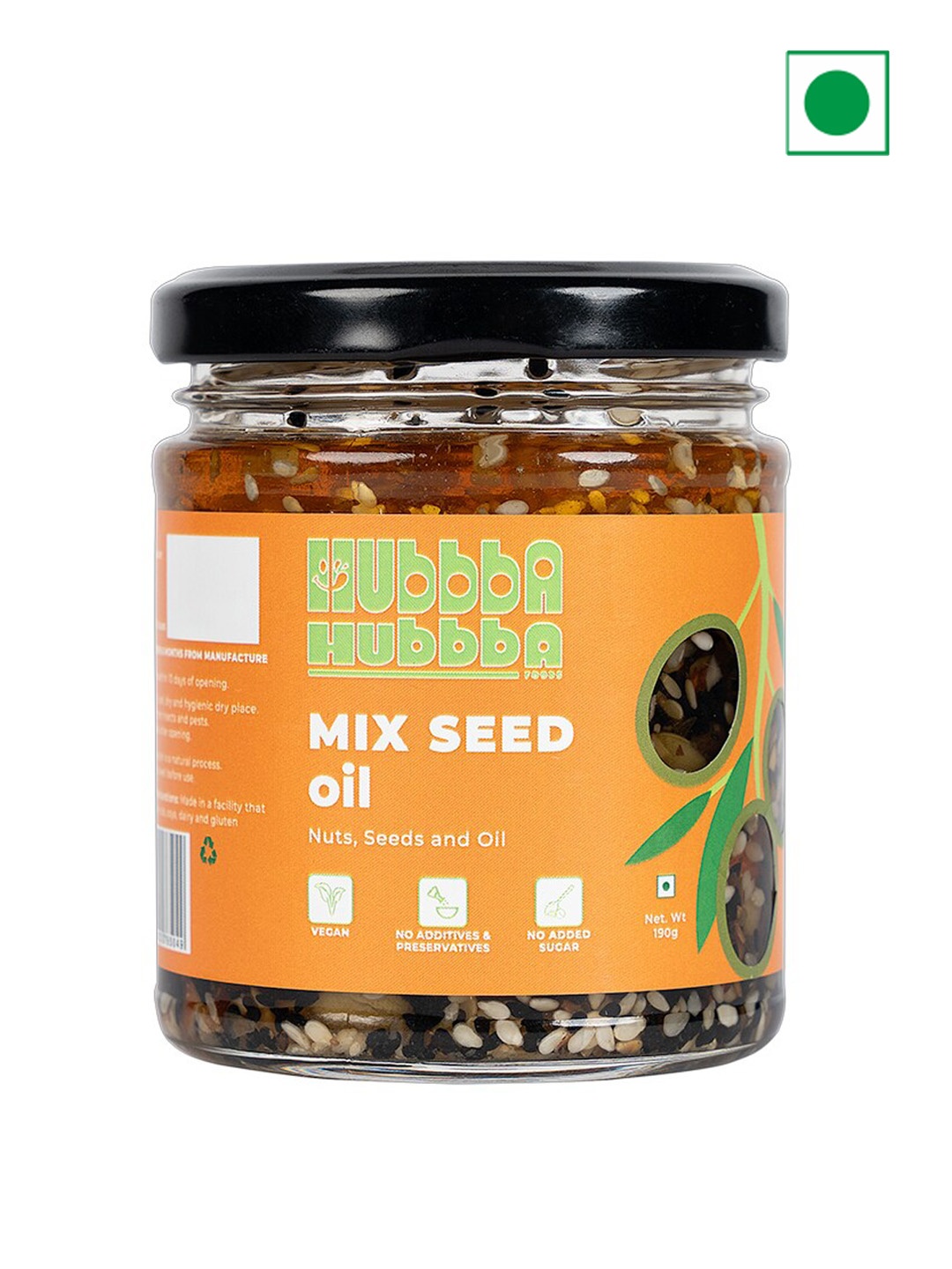 

Hubbba Hubbba Mix Seeds Oil-190 gm, Orange