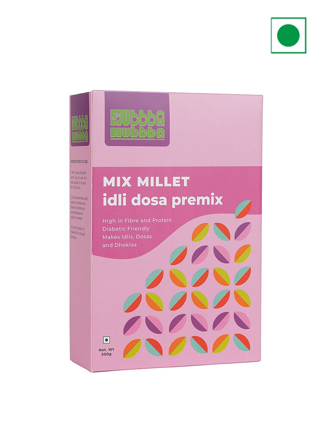 

Hubbba Hubbba Mix Millet Idli Dosa Premix Assorted Gifts, Pink