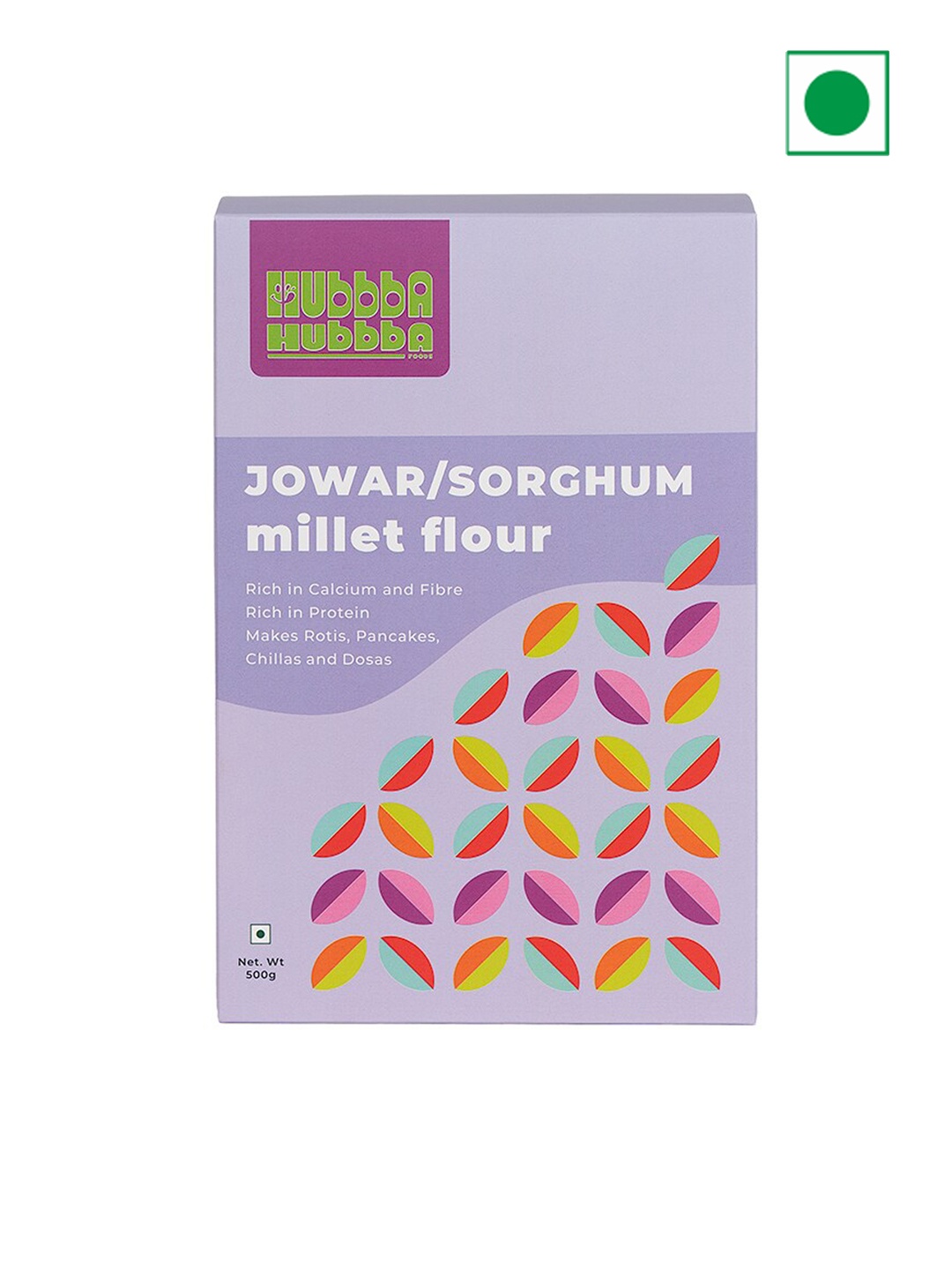 

Hubbba Hubbba Jowar & Sorghum Millet Flour- 500 gm, Purple