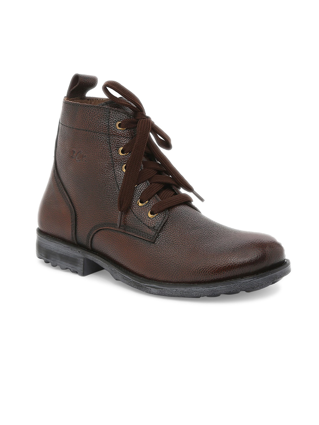 

Buckaroo Men Round Toe Mid-Top Boots, Tan