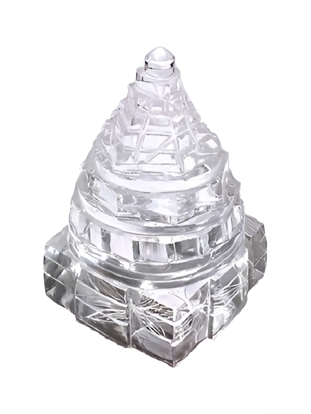 

Navyaksh White Shri Yantra Showpiece