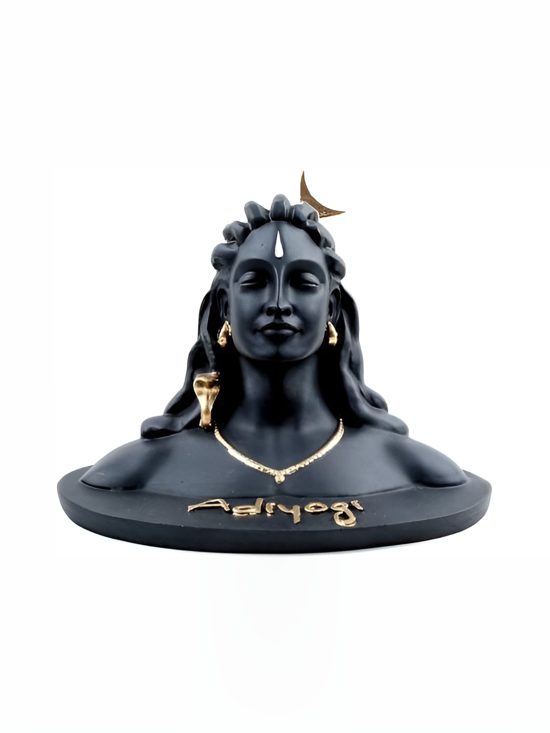 

Navyaksh Black & Gold Toned Religious Idol Small Showpiece