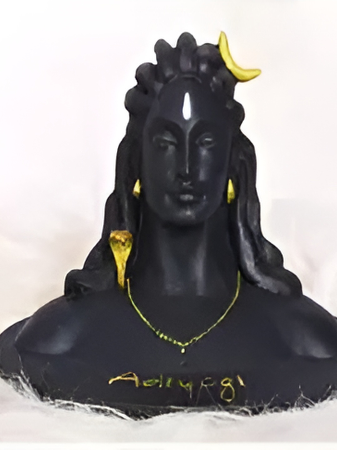 

Navyaksh Black & Gold Toned Religious Idol Showpiece