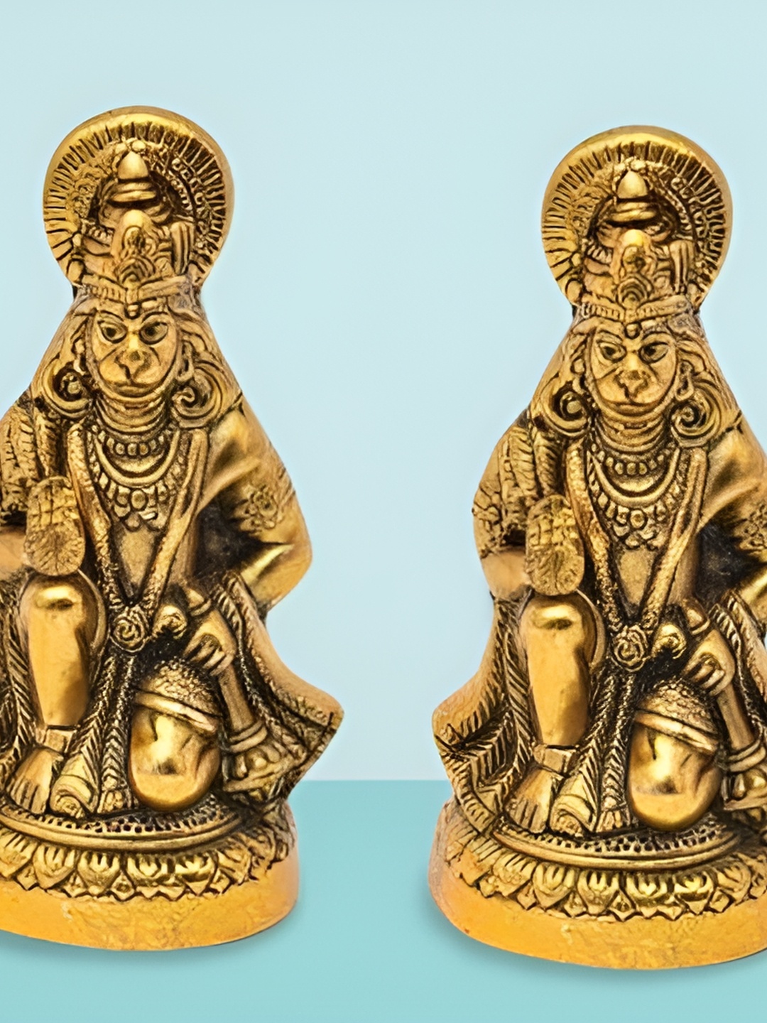 

Navyaksh Gold-Toned 2Pcs Religious Small Showpieces