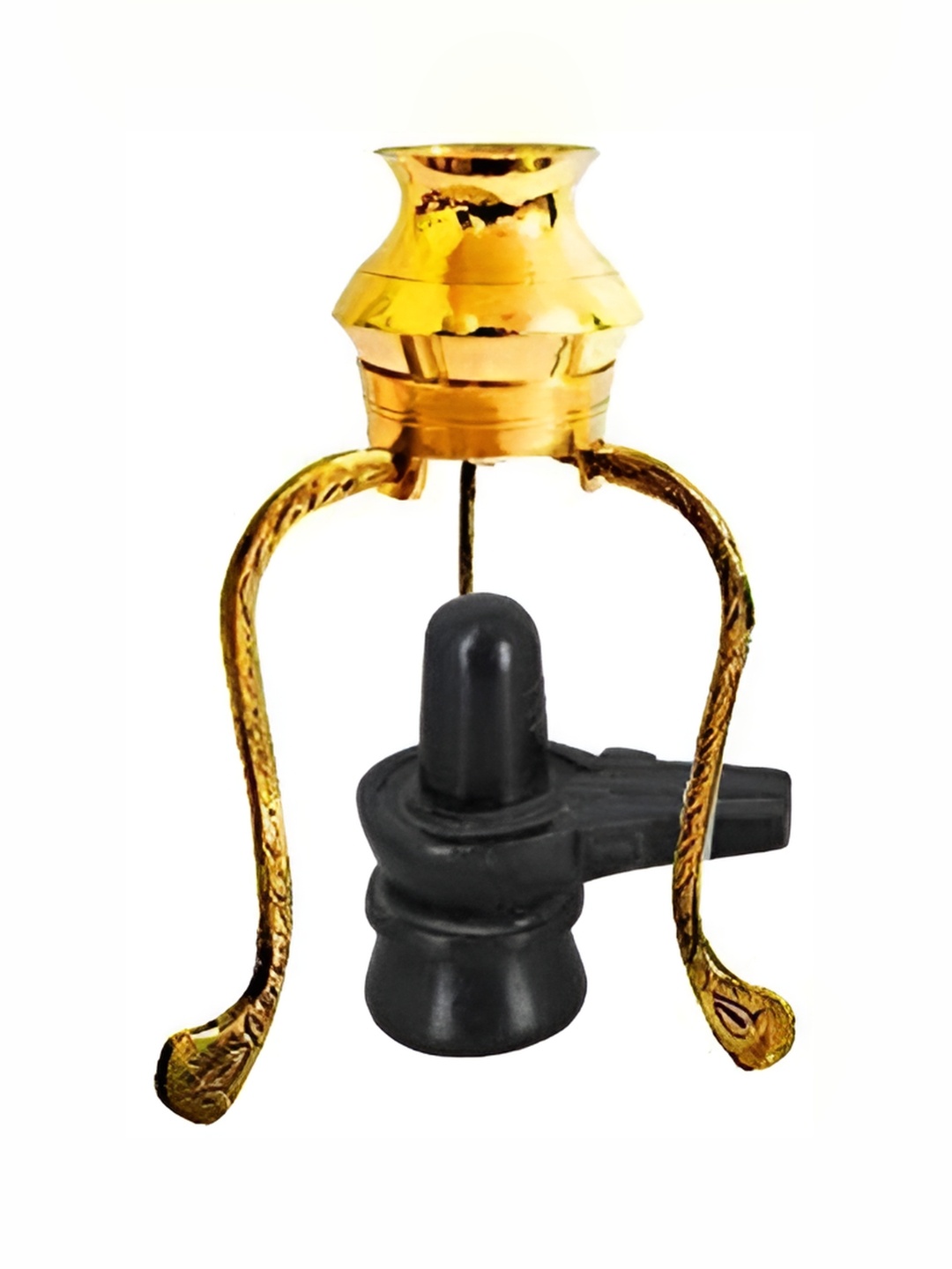 

Navyaksh Gold Toned & Black 2 Pieces Religious Showpieces