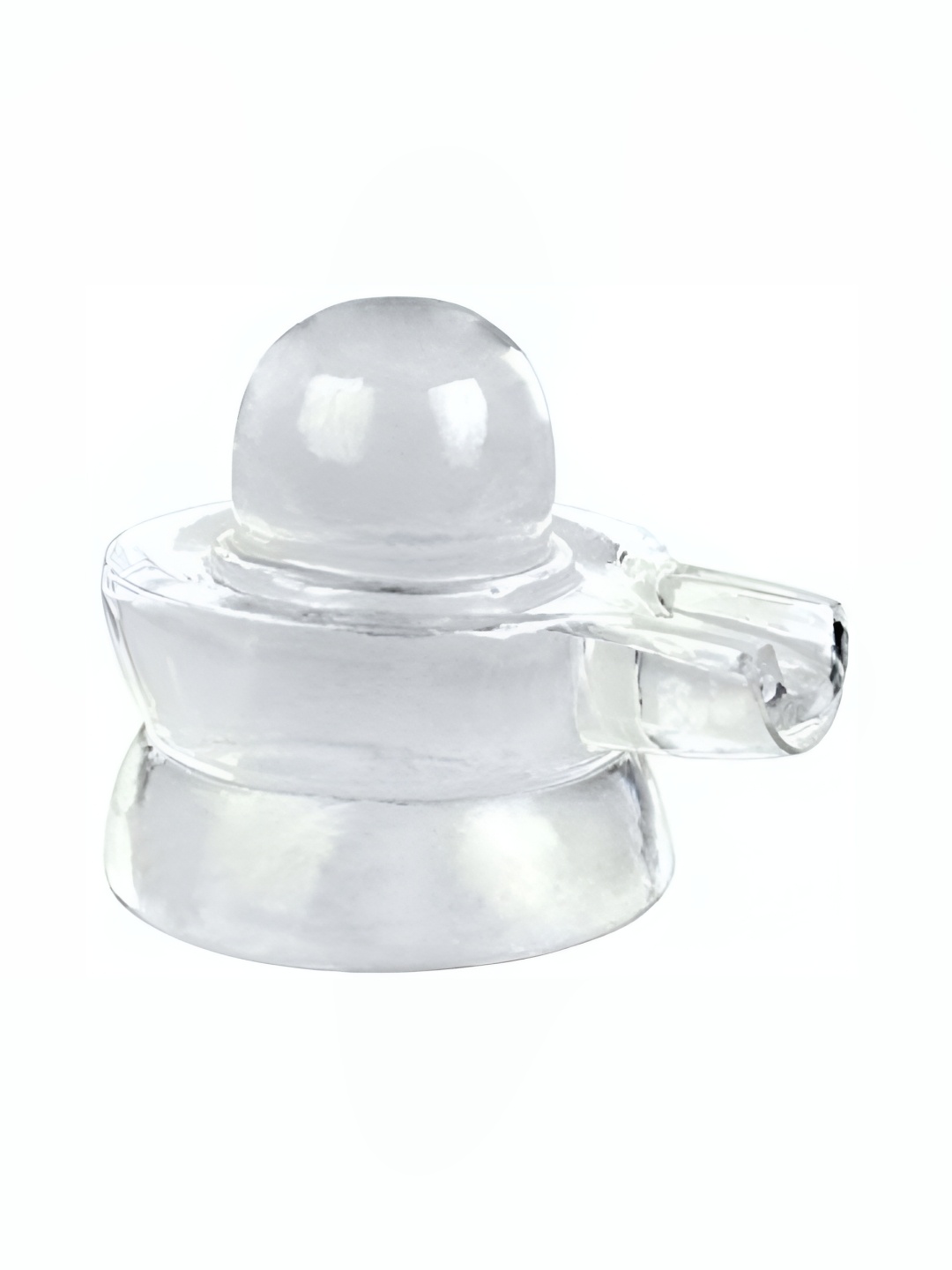 

Navyaksh Transparent Glass Shiv Linga Decorative Showpiece