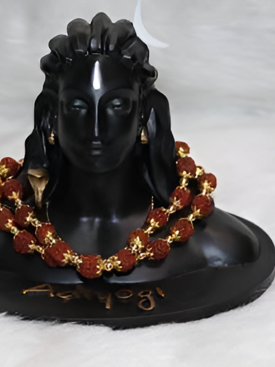 

Navyaksh Black & White Religious Small Yogi Showpiece