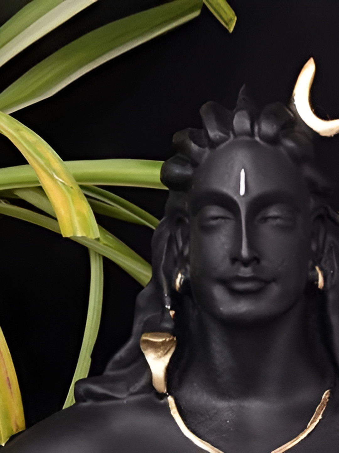 

Navyaksh Black & Gold Toned Religious Idol Showpiece