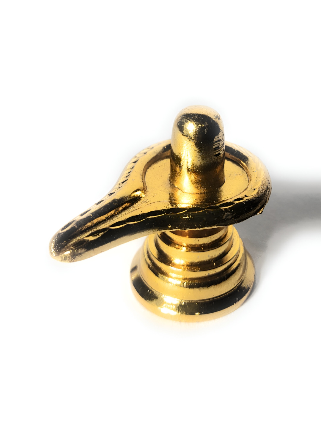 

Navyaksh Gold-Toned Steel Shiv Ling Showpiece