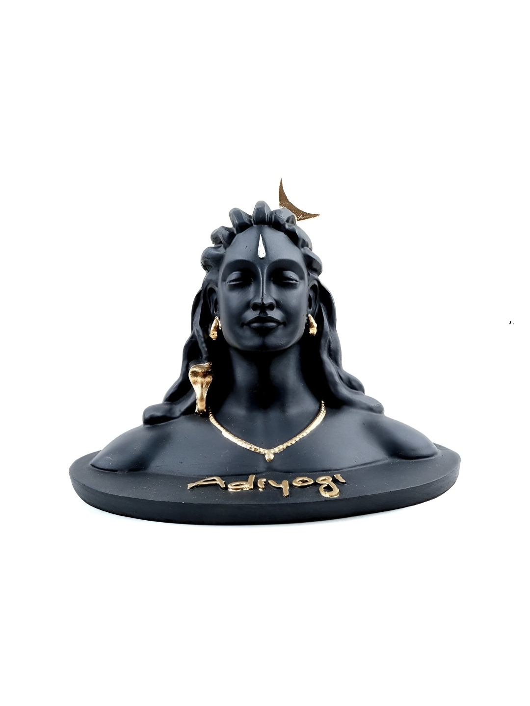 

Navyaksh Black & Gold Toned Religious Idol Small Showpiece