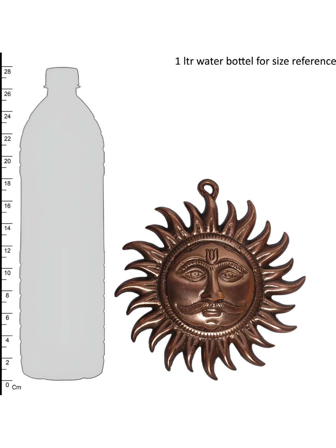 

Navyaksh Brown Metal Religious Showpiece