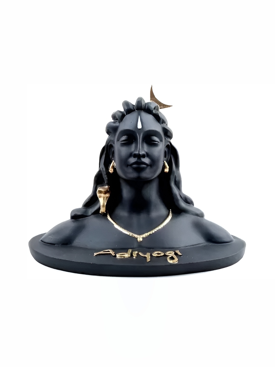 

Navyaksh Black Yogi Religious Showpiece