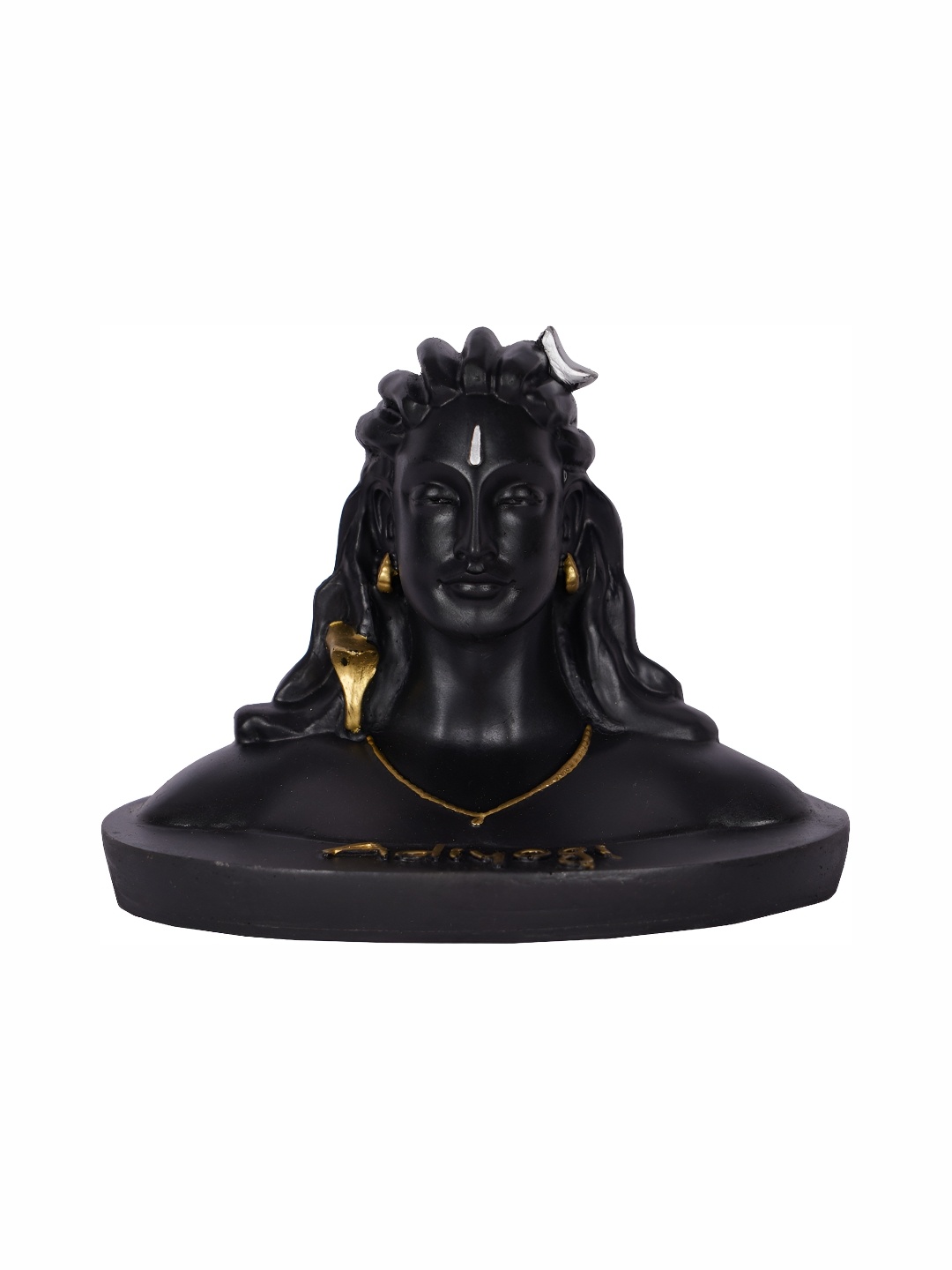 

Navyaksh Black Marble Religious Siva Showpiecen