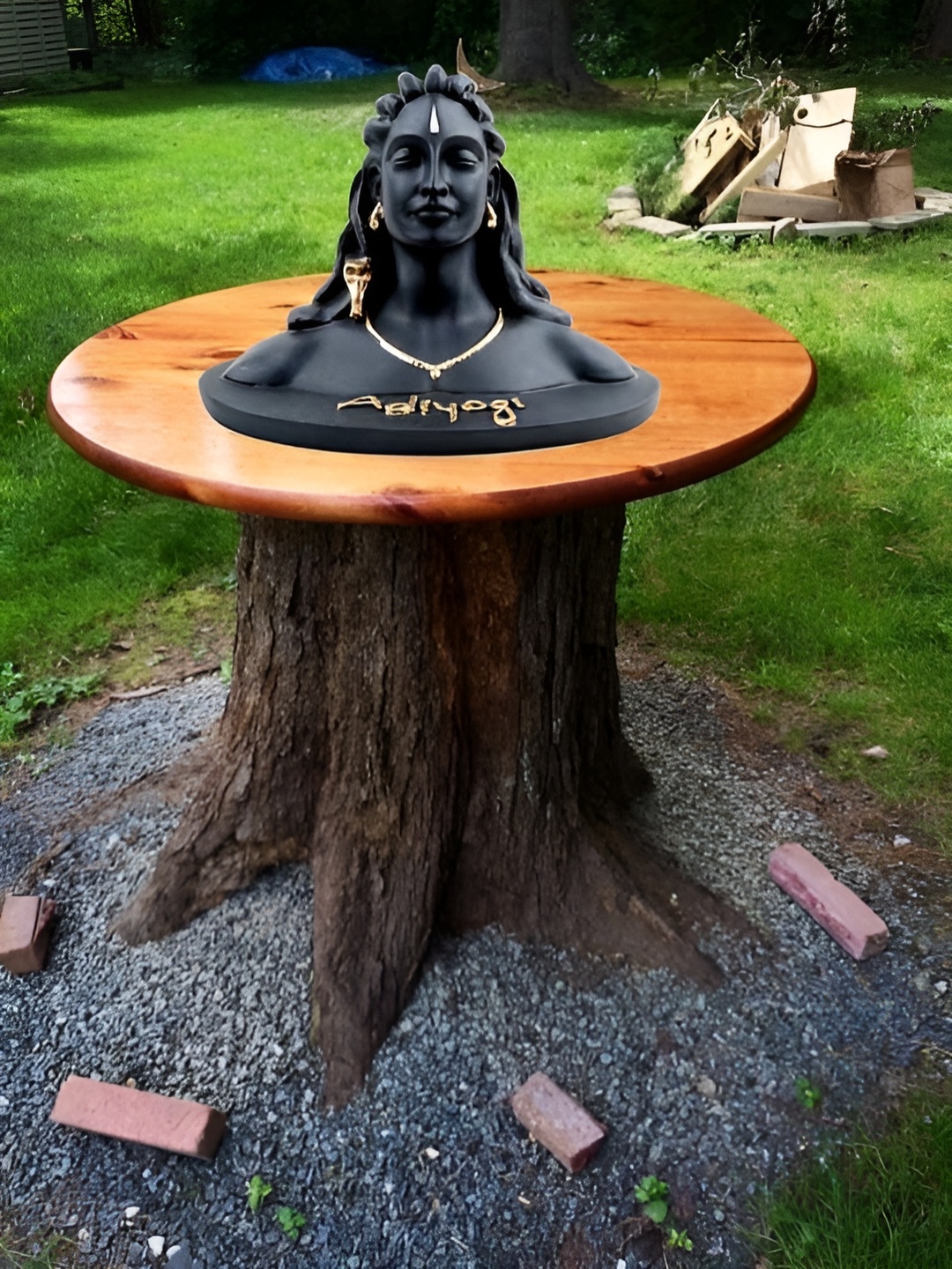 

Navyaksh Black Religious Idol Showpiece