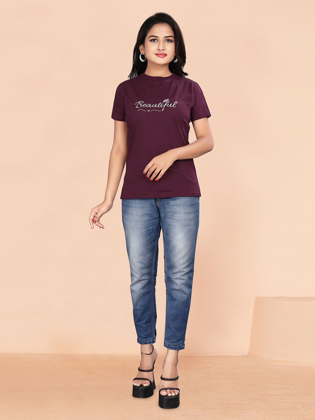 

BAESD Cotton Top, Maroon