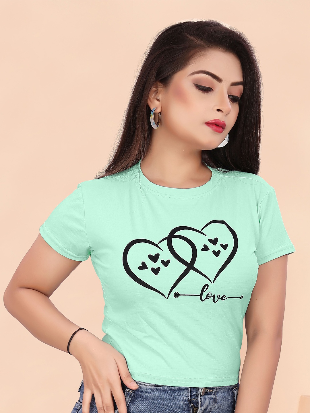 

BAESD Conversational Printed T-shirt, Sea green