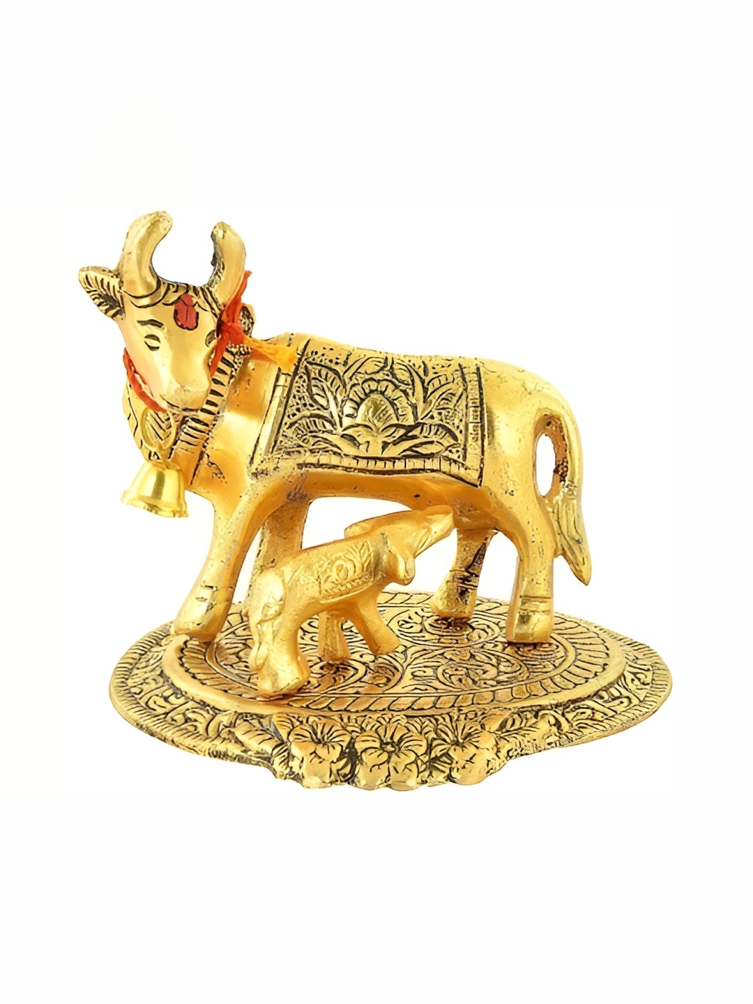 

Navyaksh Gold-Toned Brass Birds and Animals Showpiece