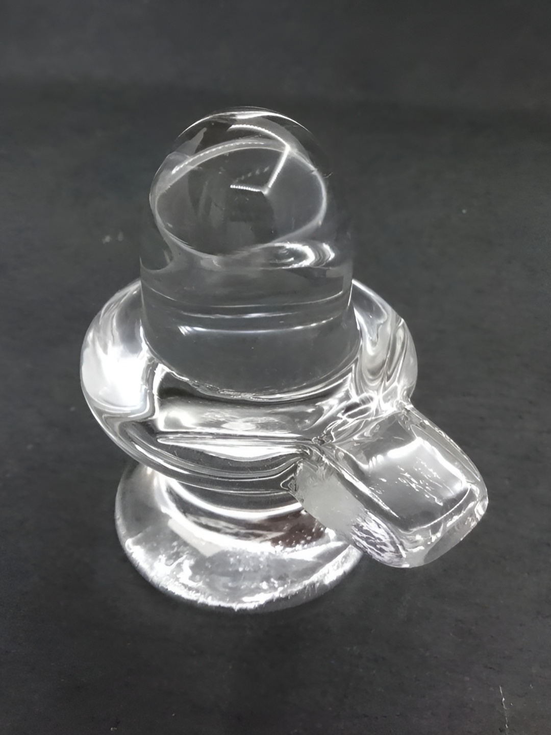 

Navyaksh White Religious Small Shivling Showpiece