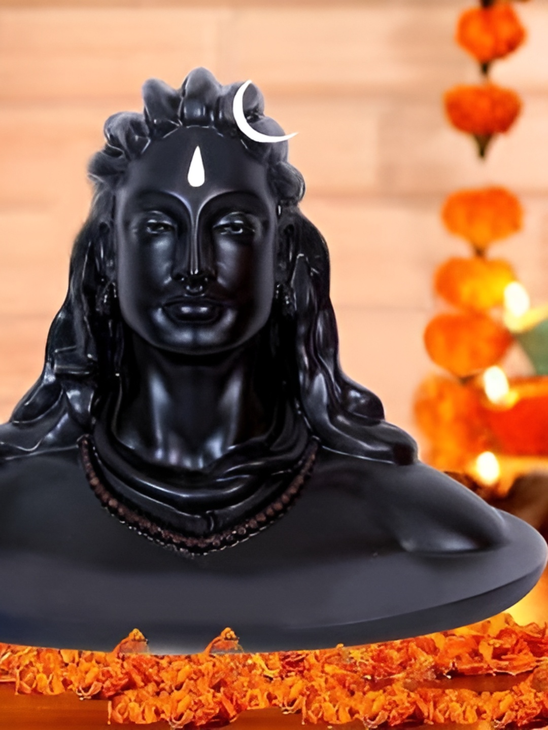 

Navyaksh Black Adi Yogi Showpiece