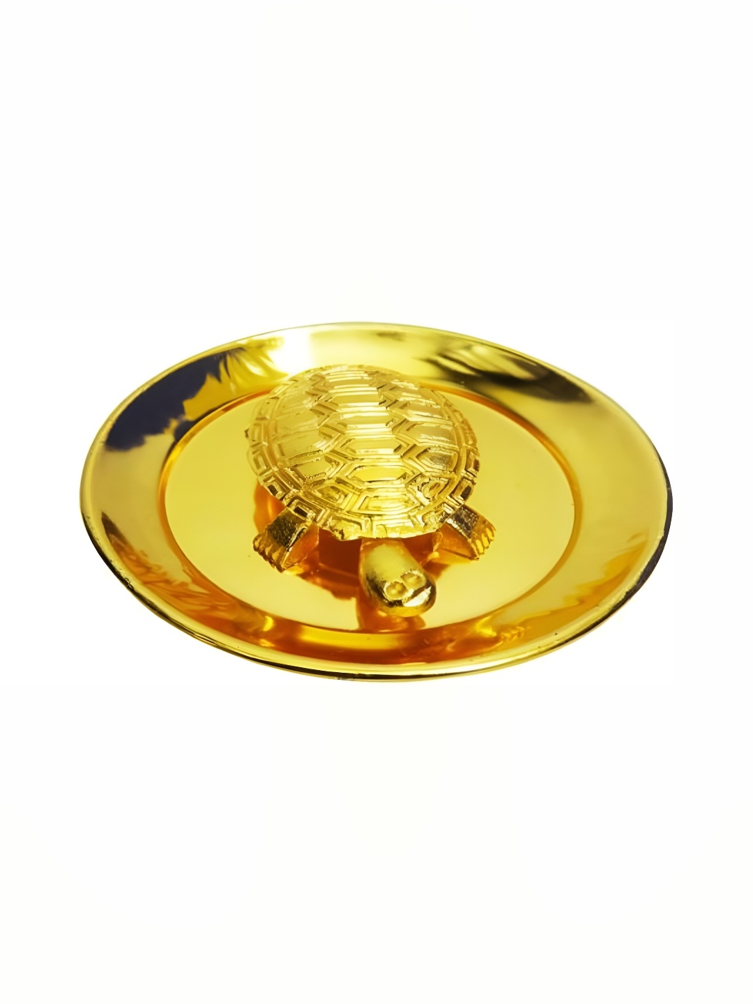 

Navyaksh Gold-Toned Kachua Plate Showpiece