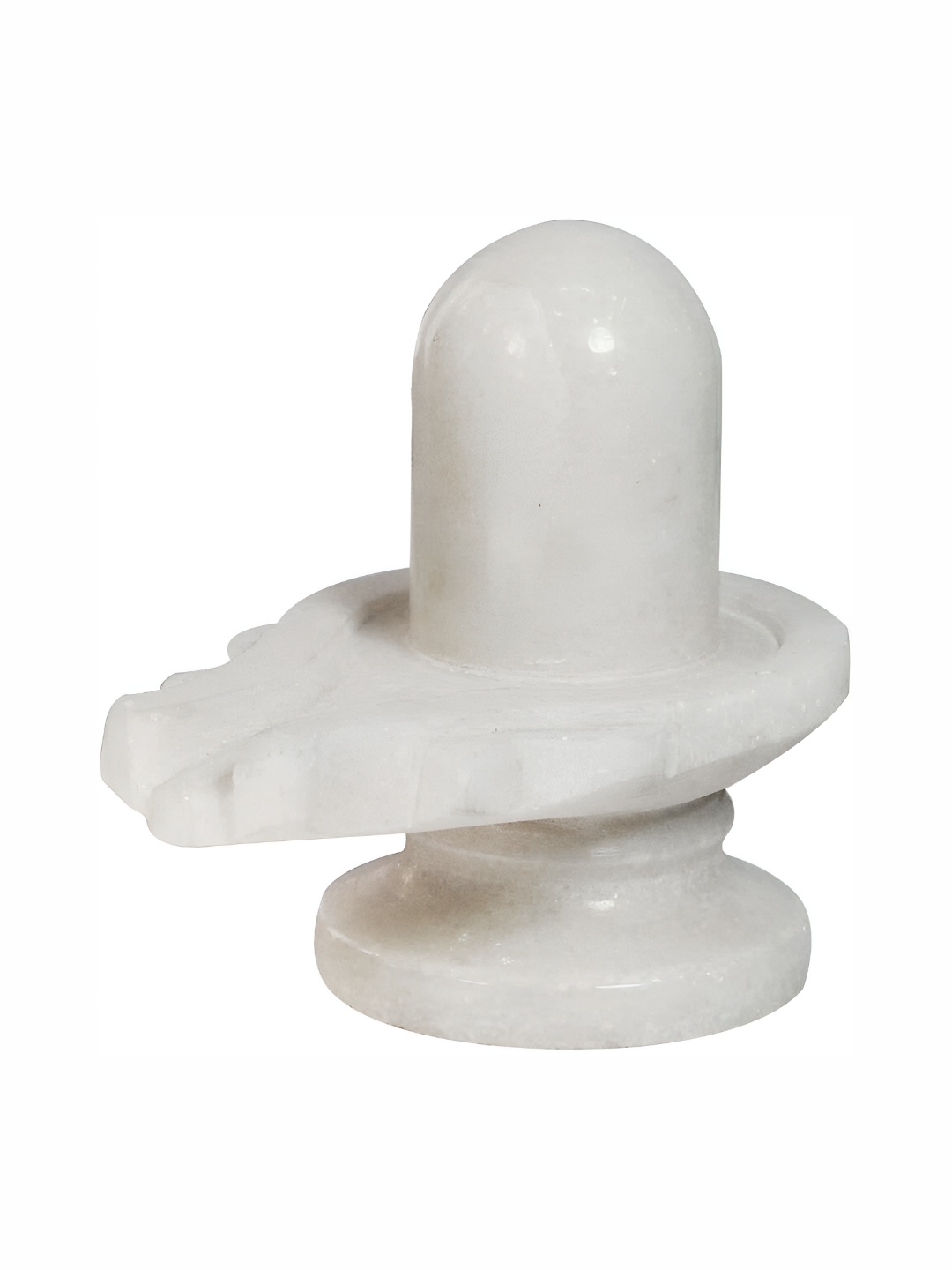 

Navyaksh White Marble Shivling Decorative Showpiece