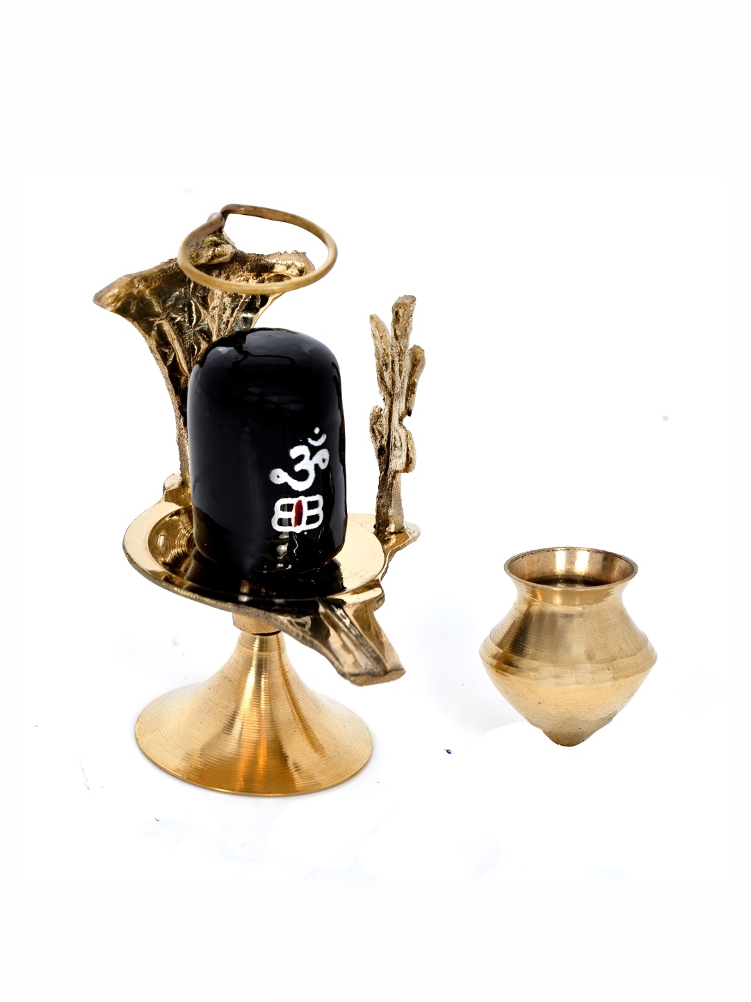 

Navyaksh Gold-Toned Brass Siva Showpiece