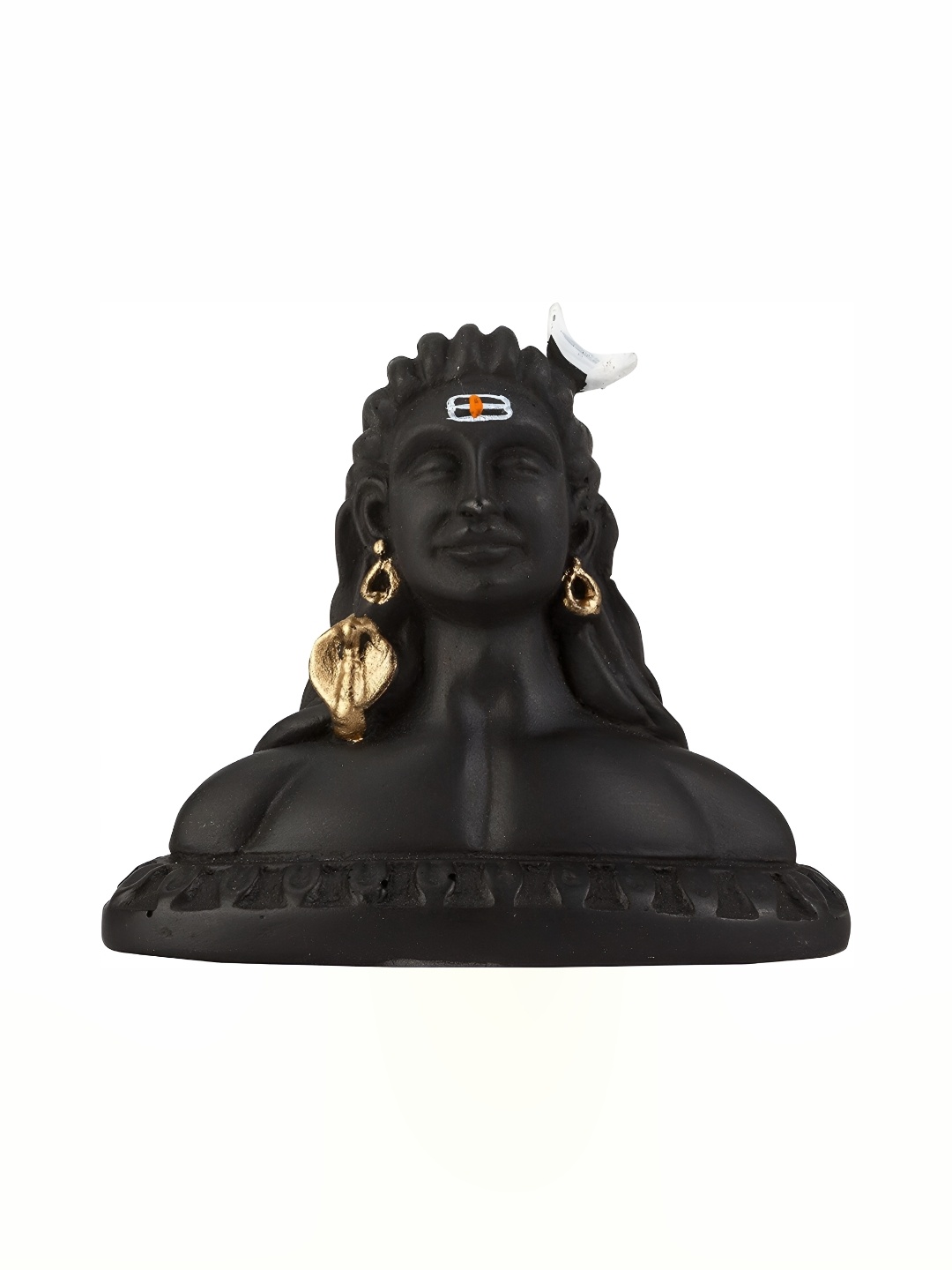 

Navyaksh Black Yogi Religious Showpiece