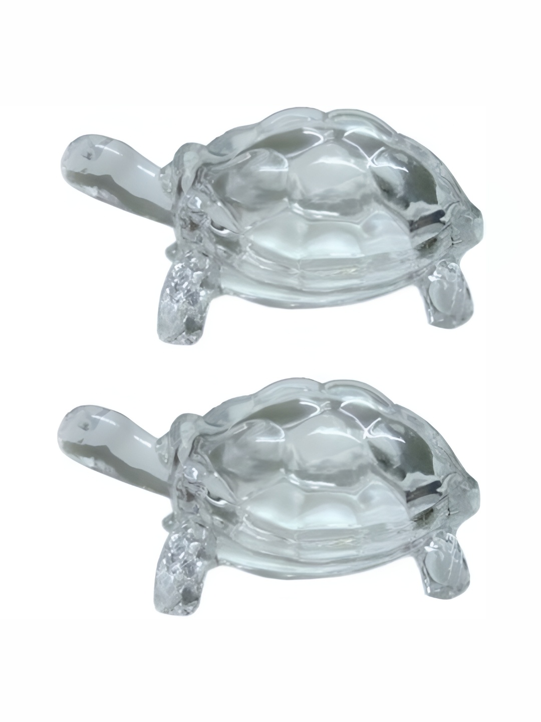 

Navyaksh White Crystal Turtle Showpiece